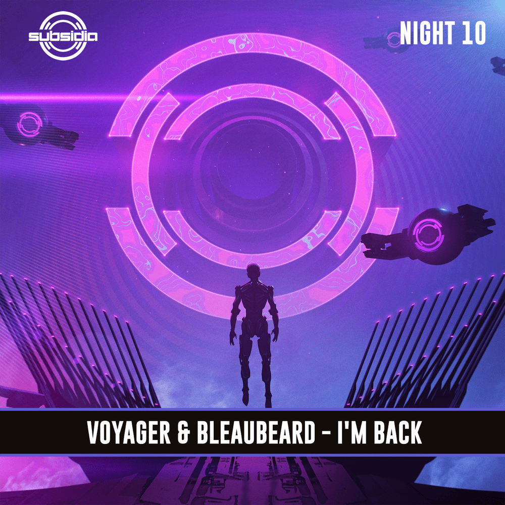 Album cover art for "I’m Back" by Voyager & Bleaubeard