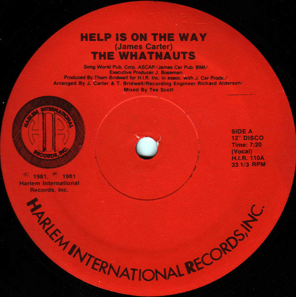 Help Is On the Way by The Whatnauts