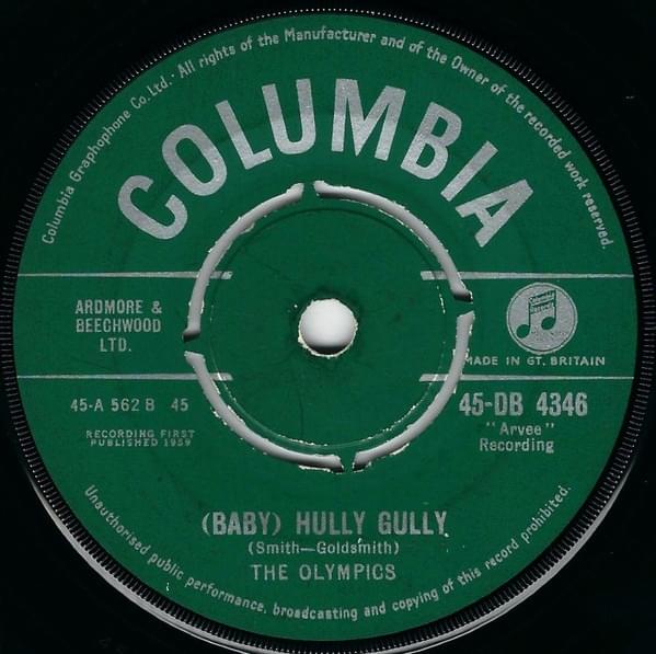 (Baby) Hully Gully by The Olympics (band)