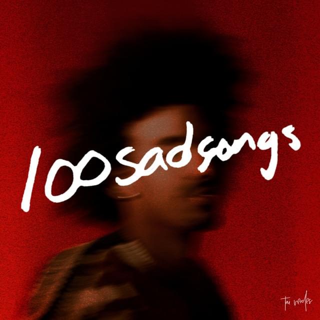 Album cover art for "100sadsongs" by Tai Verdes