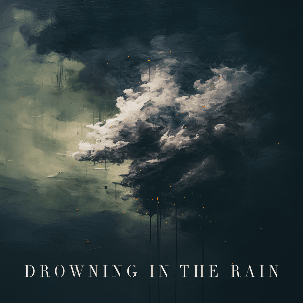 Album cover art for "Drowning in the Rain" by Krick (LUX)
