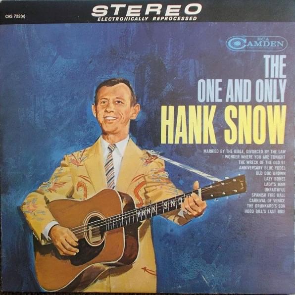 Album cover art for "The Drunkard’s Son" by Hank Snow