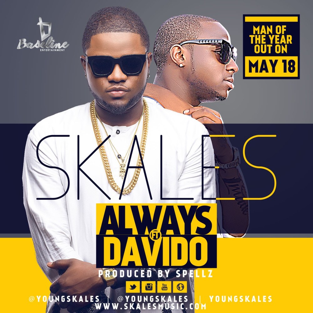 Album cover art for "Always" by Skales & Davido