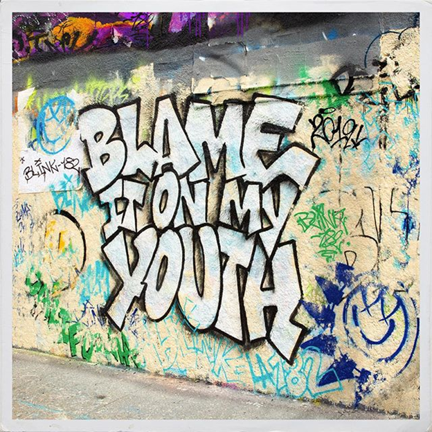 Album cover art for "Blame It on My Youth" by blink-182