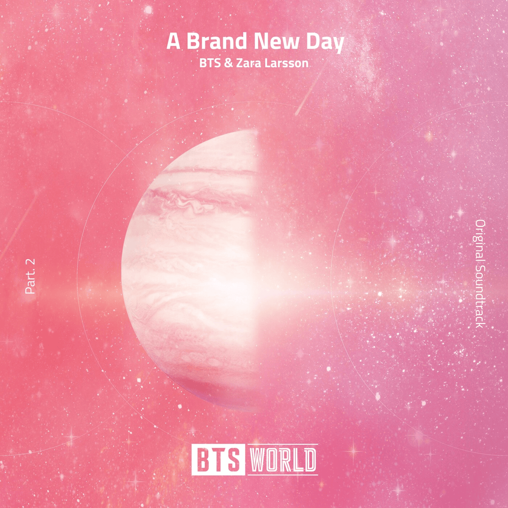 Album cover art for "A Brand New Day" by BTS