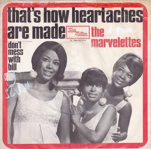 Album cover art for "That’s How Heartaches Are Made" by The Marvelettes