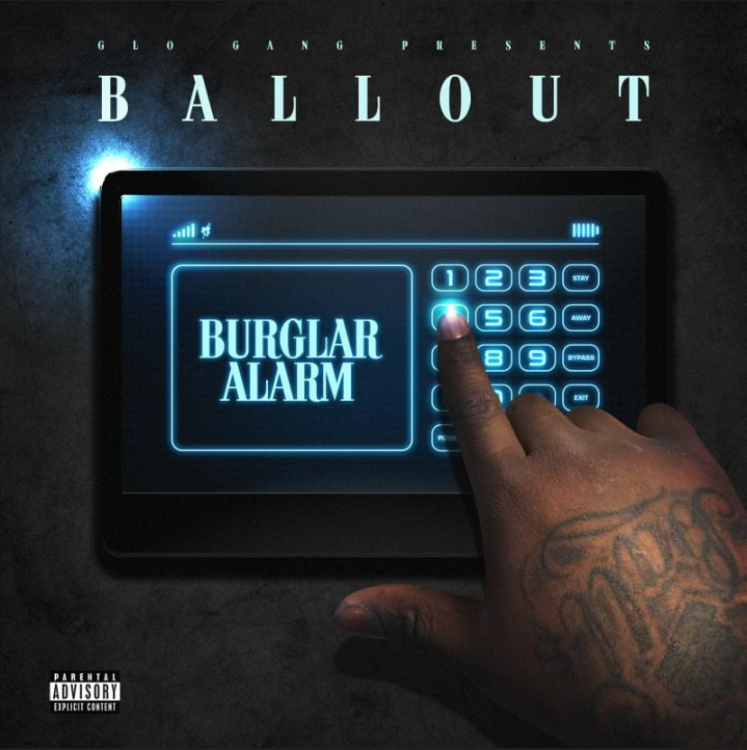 Album cover art for "Burglar Alarm" by Ballout