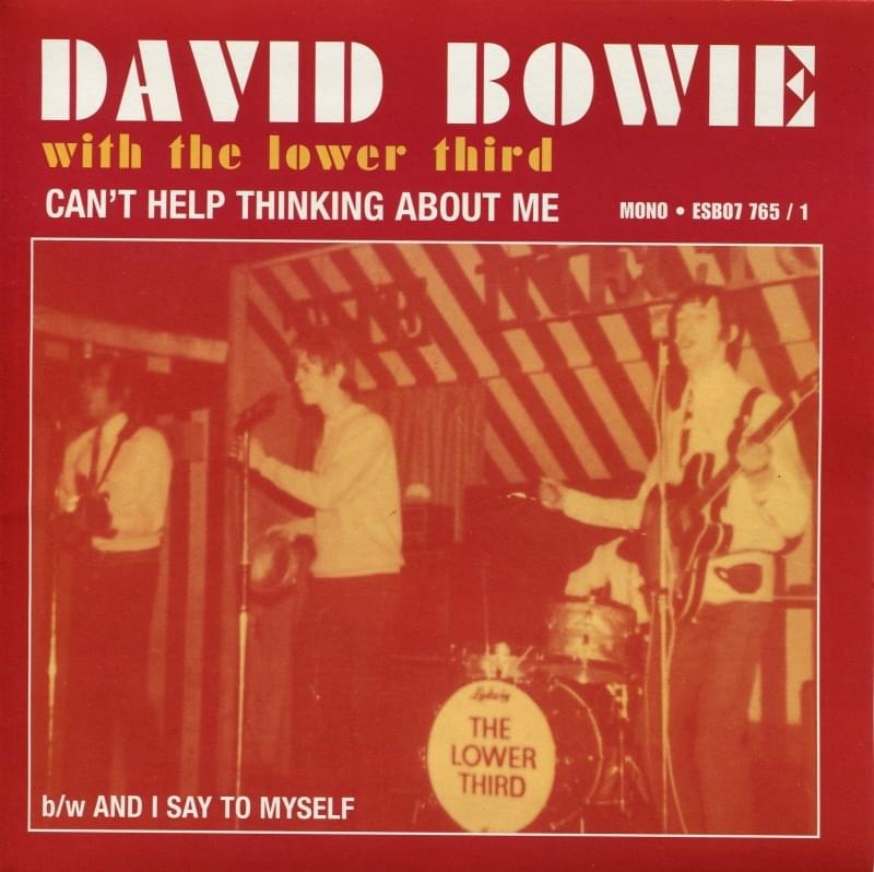 Album cover art for "Can’t Help Thinking About Me" by David Bowie