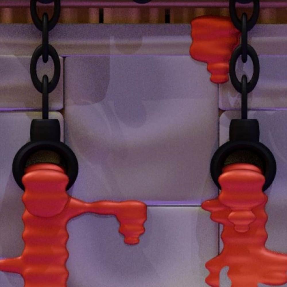 Album cover art for "DEATHTRAP" by Floor Baba