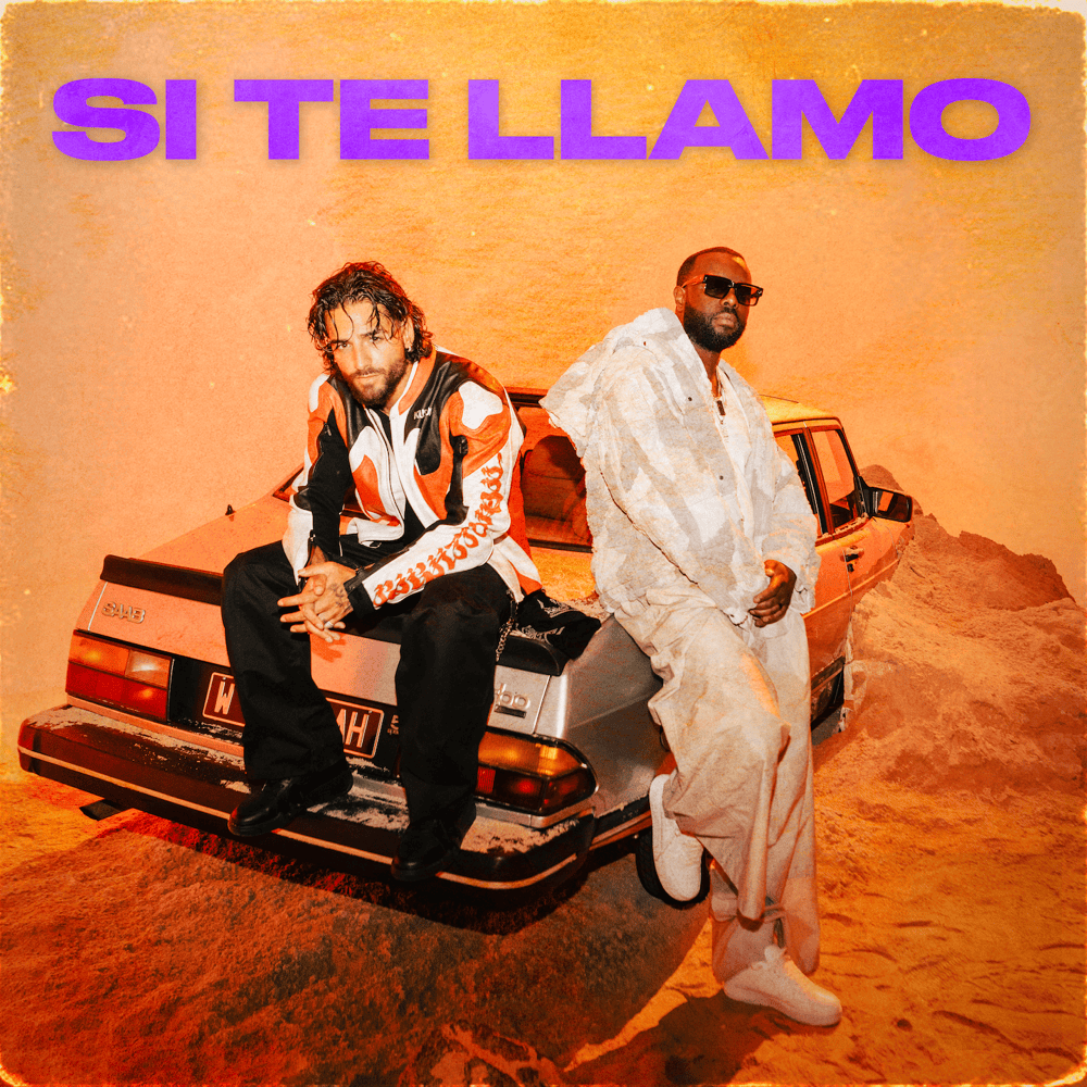 Album cover art for "SI TE LLAMO" by GIMS