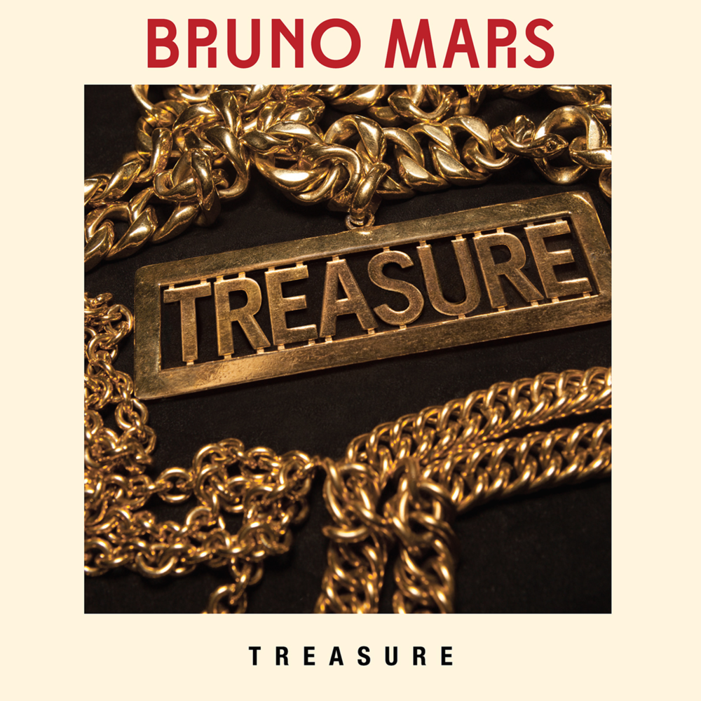 Album cover art for "Bruno Mars - Treasure (Tradução em Português)" by Genius Brasil Traduções