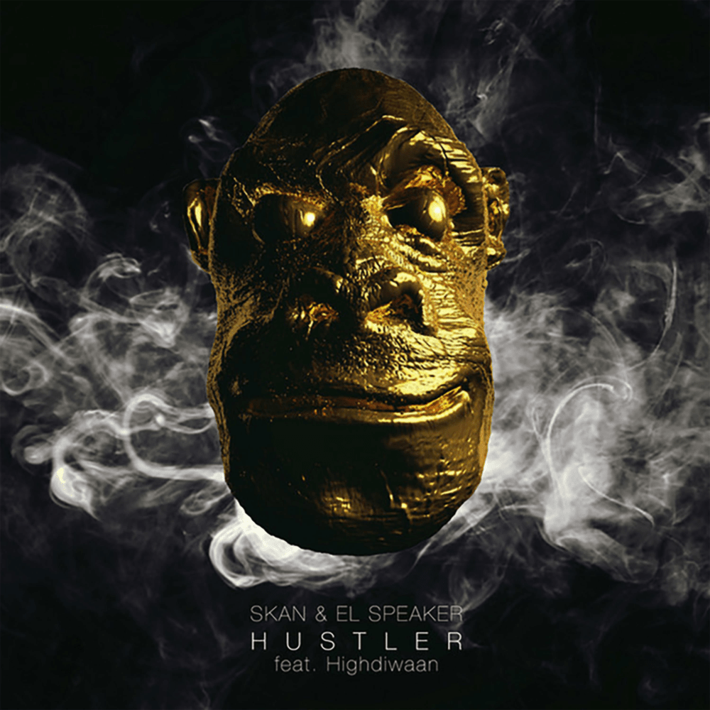 Album cover art for "Hustler" by Skan & Highdiwaan