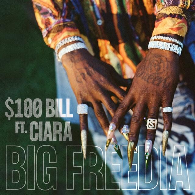 Album cover art for "$100 Bill" by Big Freedia & Ciara
