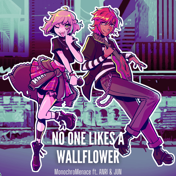 No One Likes a Wallflower by MonochroMenace