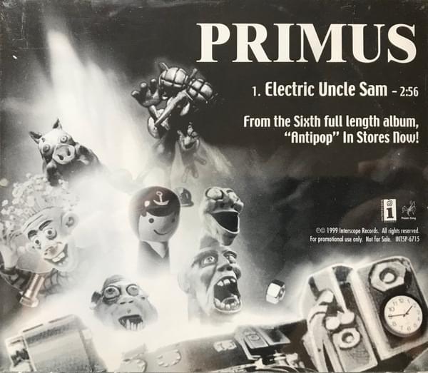 Album cover art for "Electric Uncle Sam" by Primus & Tom Morello