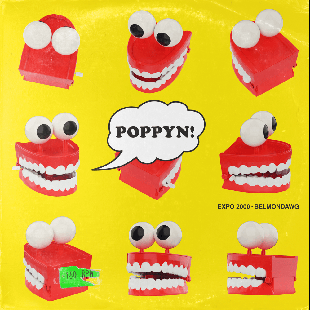 Album cover art for "Poppyn!" by Belmondo