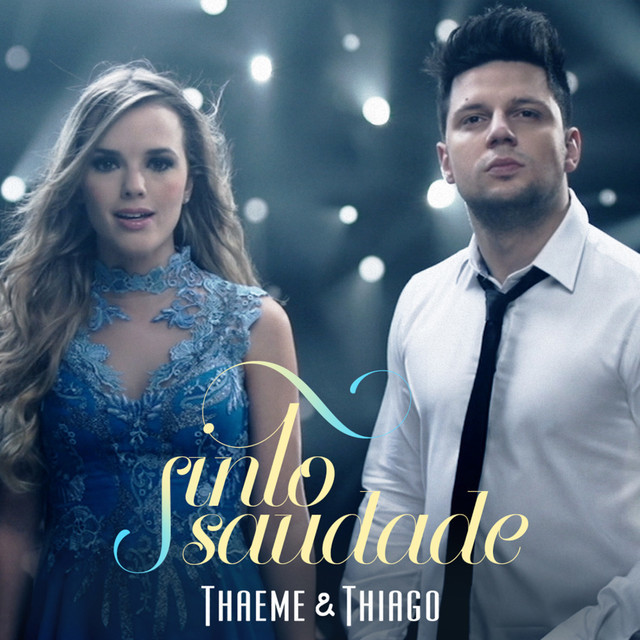 Album cover art for "Sinto Saudade" by Thaeme & Thiago