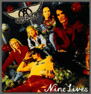 Album cover art for "Nine Lives" by Aerosmith