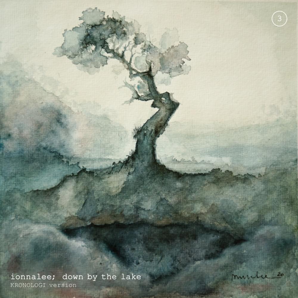 Album cover art for "​down by the lake (KRONOLOGI version)" by ionnalee