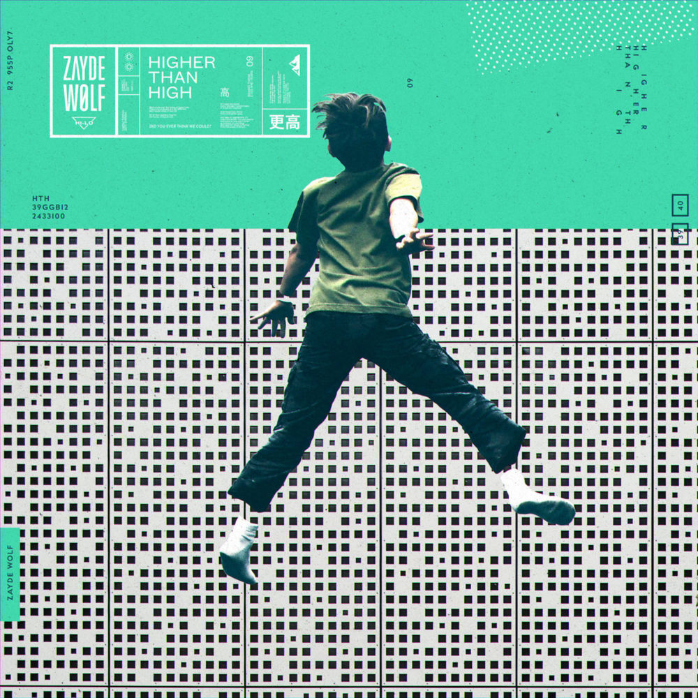 Album cover art for "Higher Than High" by Zayde Wolf