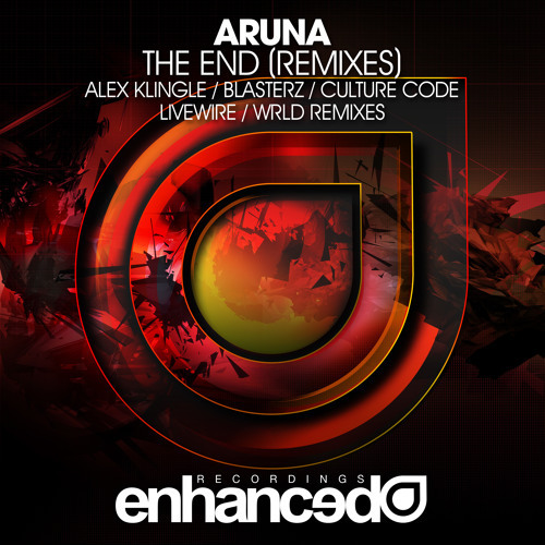 Album cover art for "The End (WRLD Remix)" by ARUNA