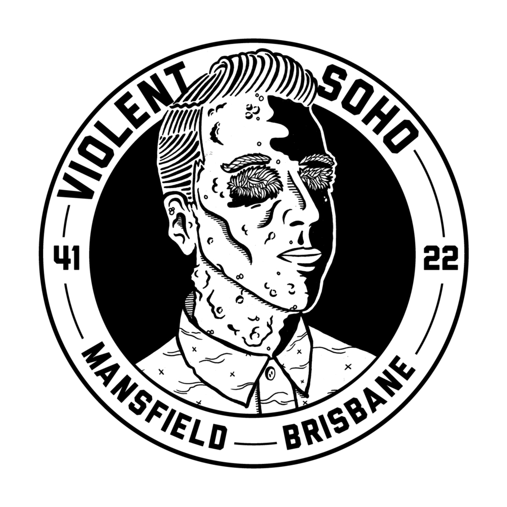 Album cover art for "Fur Eyes" by Violent Soho