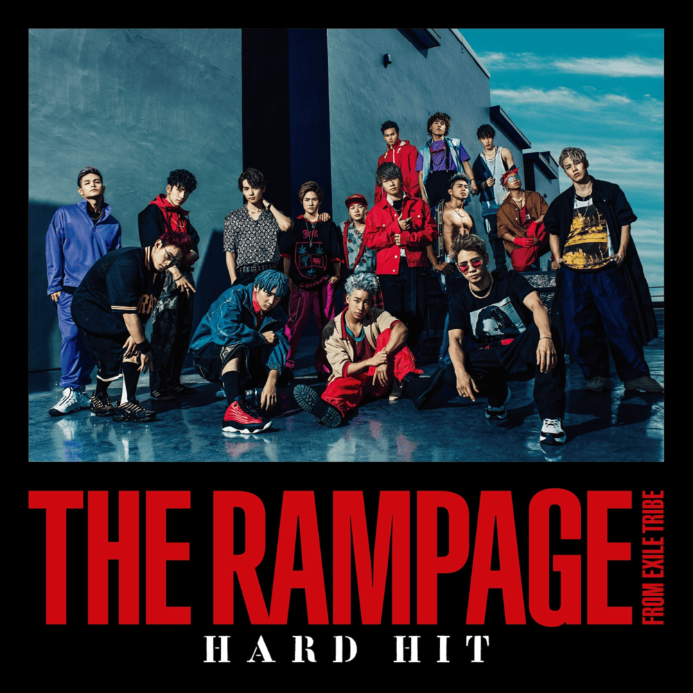 Album cover art for "HARD HIT" by THE RAMPAGE from EXILE TRIBE