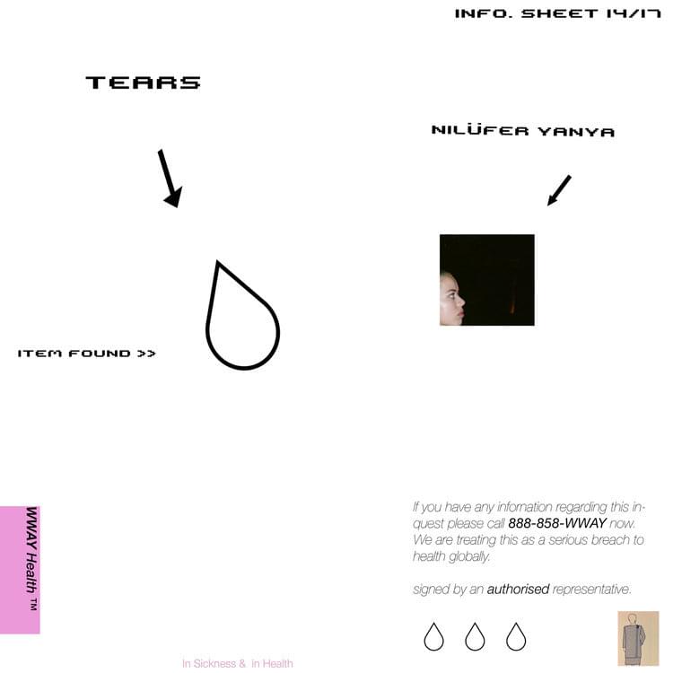 Album cover art for "Tears" by Nilüfer Yanya