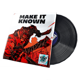 Album cover art for "Make It Known" by Fortnite