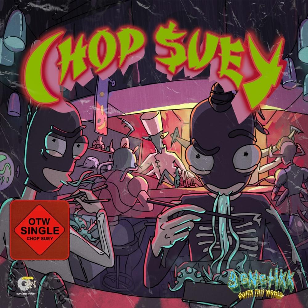 Album cover art for "CHOP $uEY" by Genetikk