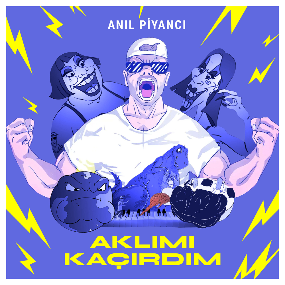 Album cover art for "Aklımı Kaçırdım" by Anıl Piyancı