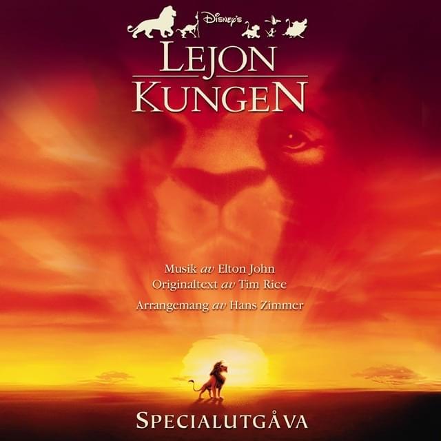Cover image for Lejonkungen : Specialutgåva (Svenskt Original Soundtrack)