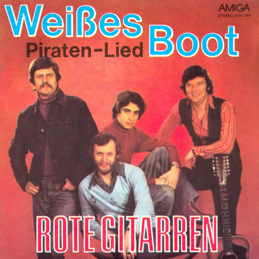 Album cover art for "Weißes Boot" by Czerwone Gitary