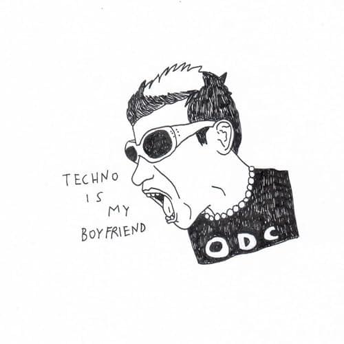 Album cover art for "Techno is my boyfriend" by L’Officina della Camomilla