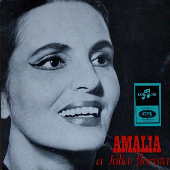 Album cover art for "A Júlia Florista" by Amália Rodrigues