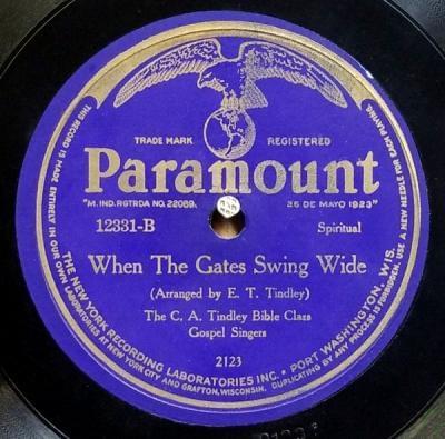 When The Gates Swing Wide by The C. A. Tindley Bible Class Gospel Singers