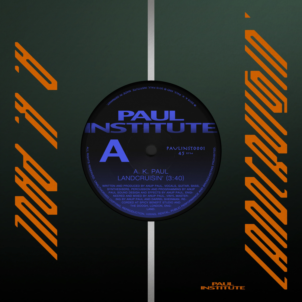 Album cover art for "Landcruisin’" by A. K. Paul