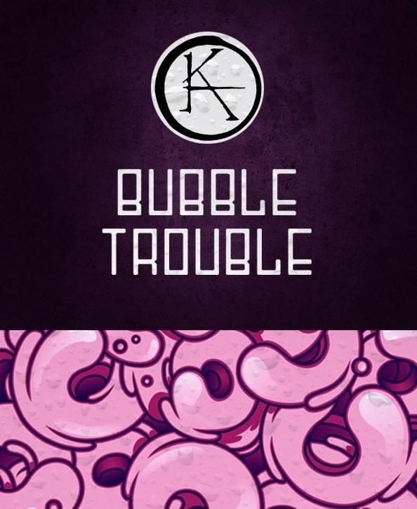 Album cover art for "Bubble Trouble" by Ка тет (Ka tet)