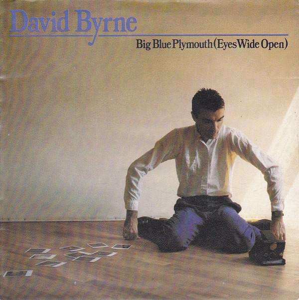Album cover art for "Big Blue Plymouth (Eyes Wide Open)" by David Byrne