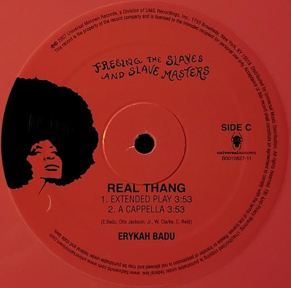 Album cover art for "Real Thang" by Erykah Badu