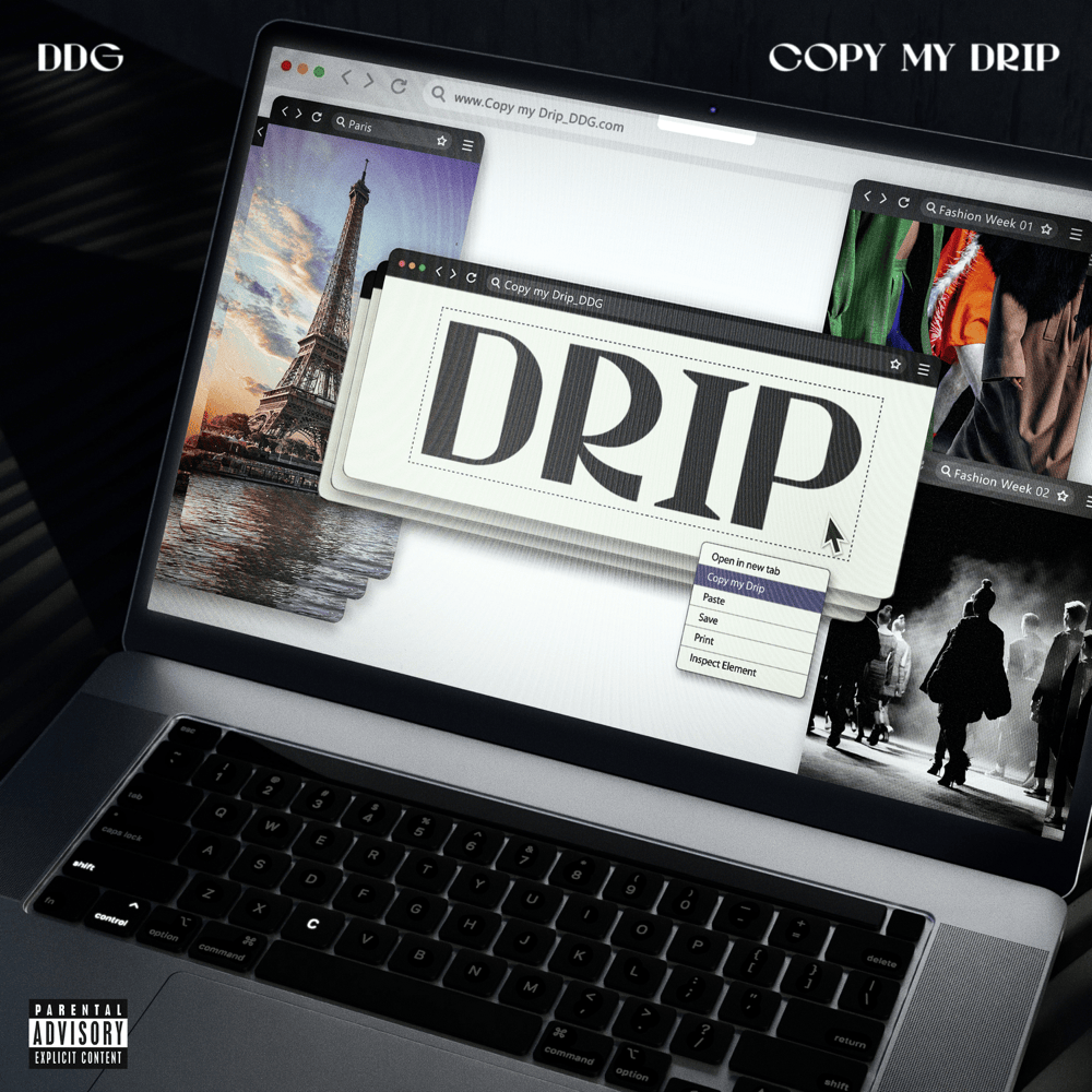 Album cover art for "copy my drip" by DDG