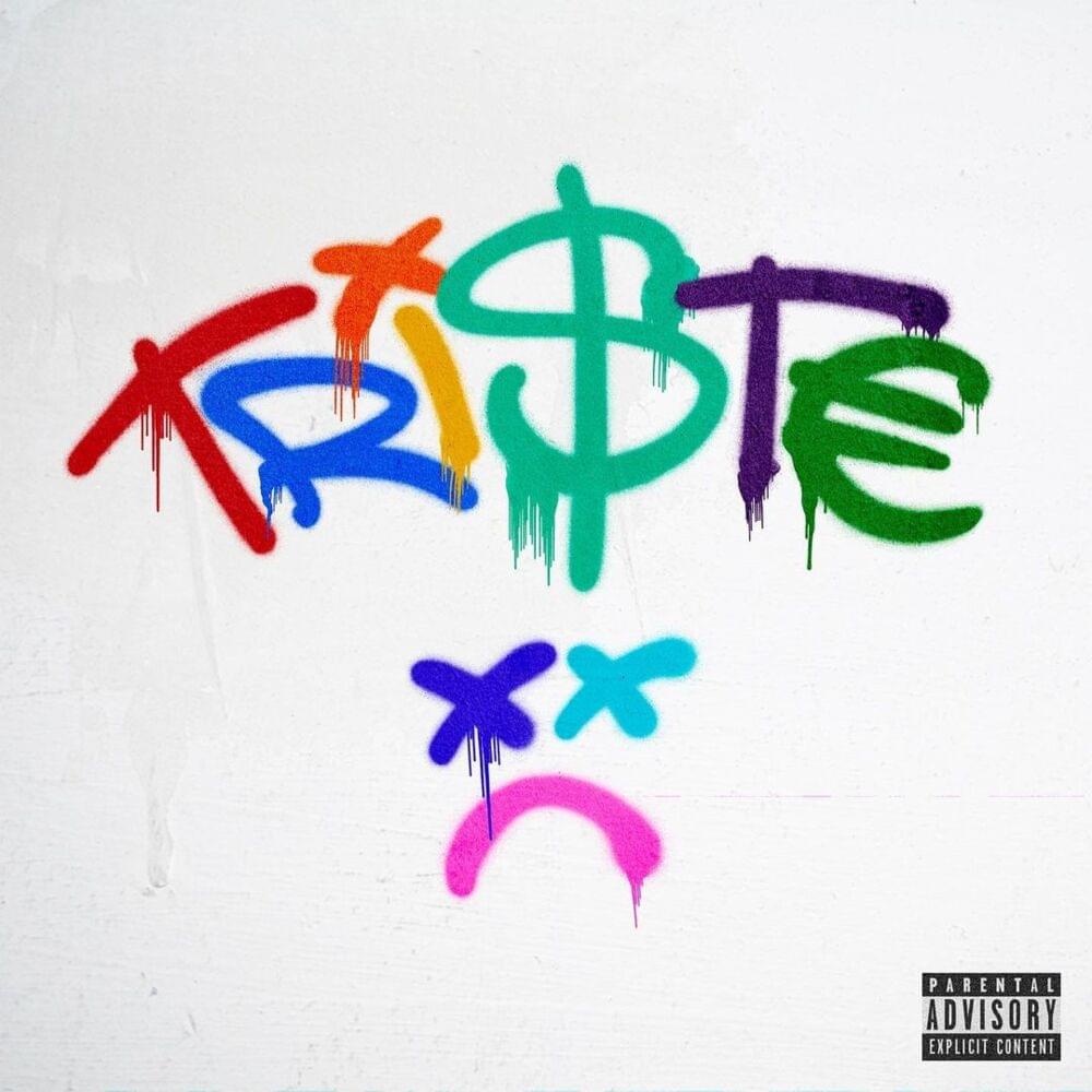 Album cover art for "Triste" by Sfera Ebbasta