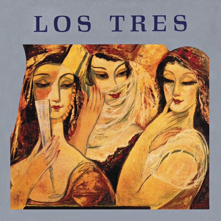 Album cover art for "Flores secas" by Los Tres