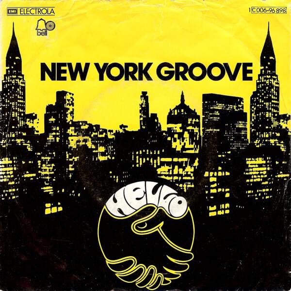 Album cover art for "New York Groove" by Hello
