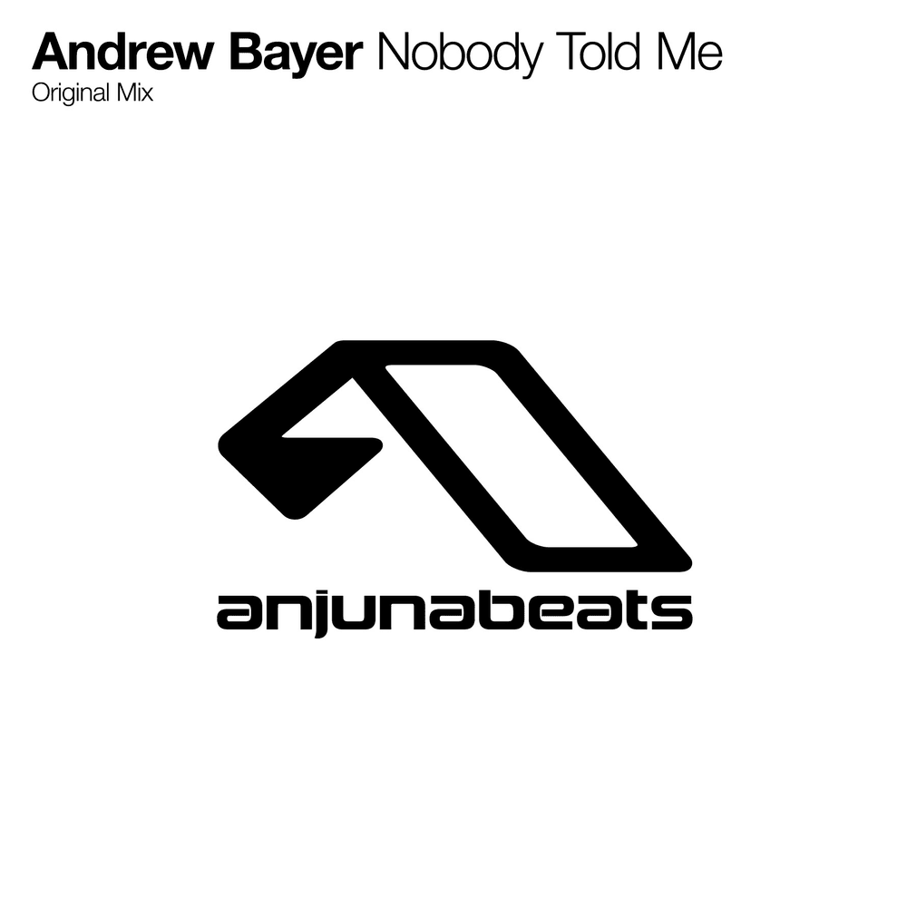 Album cover art for "Nobody Told Me" by Andrew Bayer