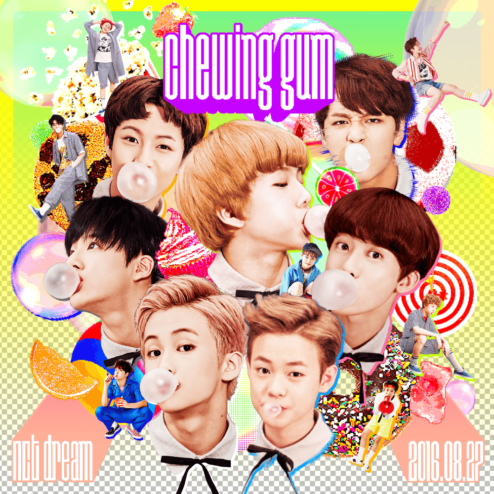 Album cover art for "Chewing Gum" by NCT DREAM