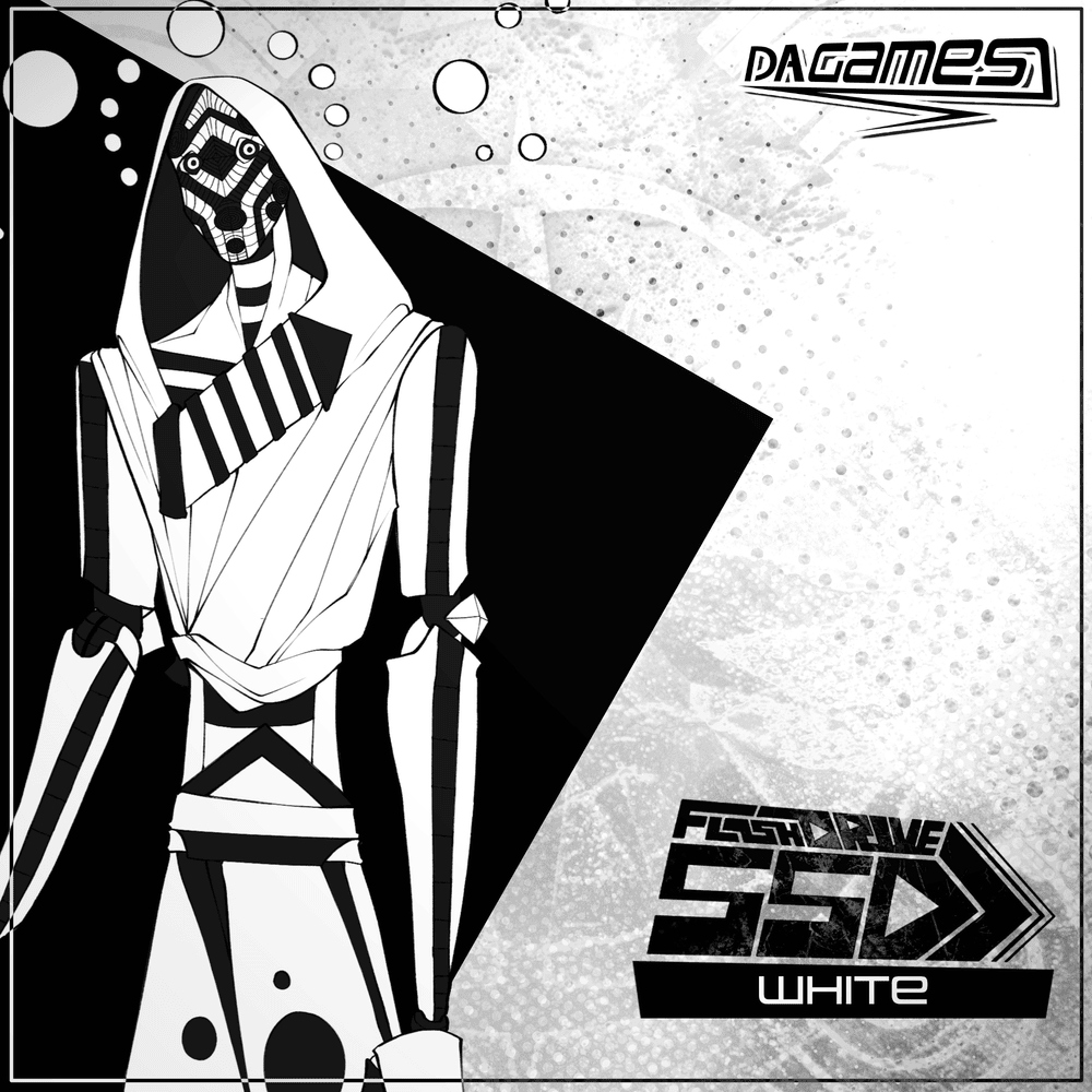 Album cover art for "White: SSD" by DAGames