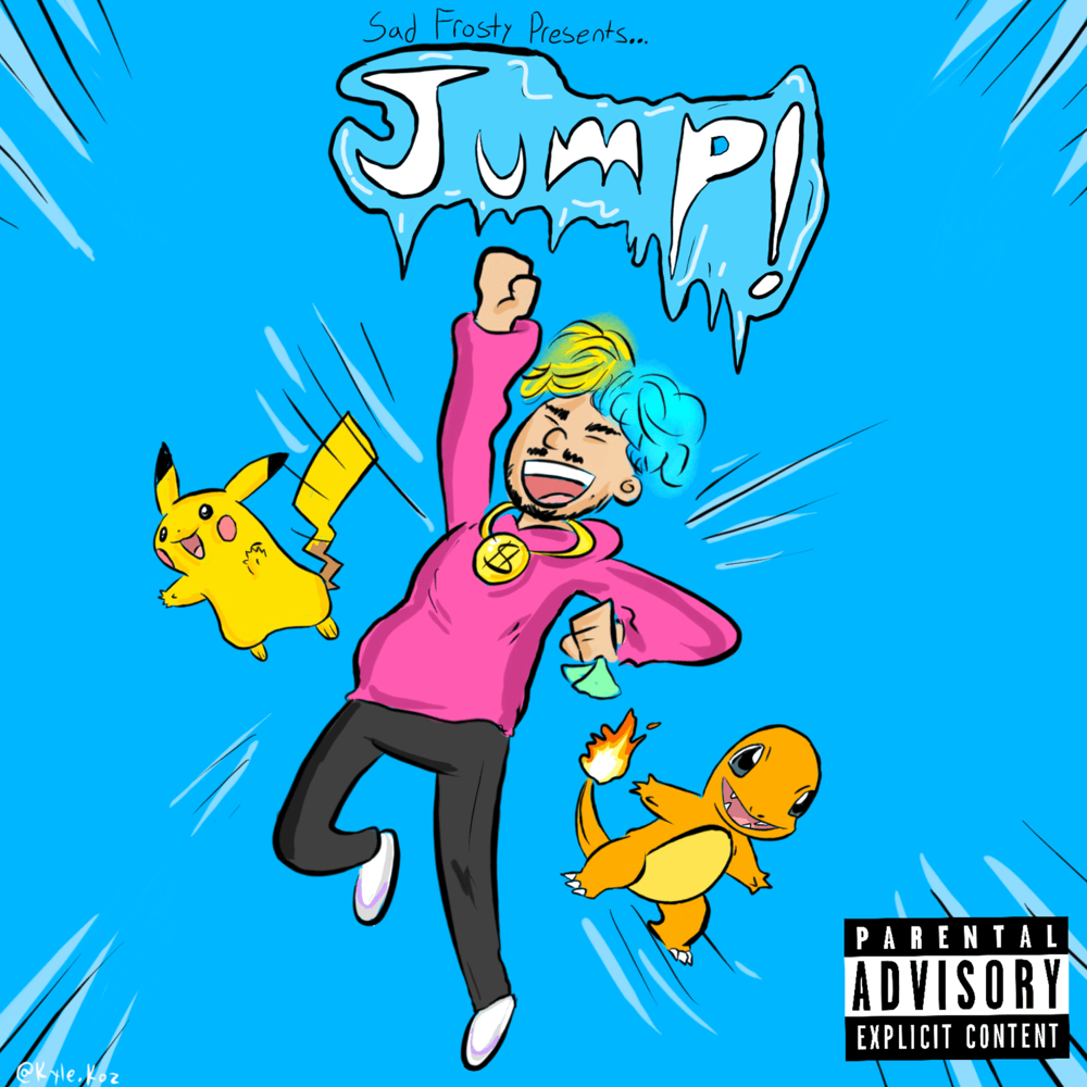 Album cover art for "Jump!" by Sad Frosty