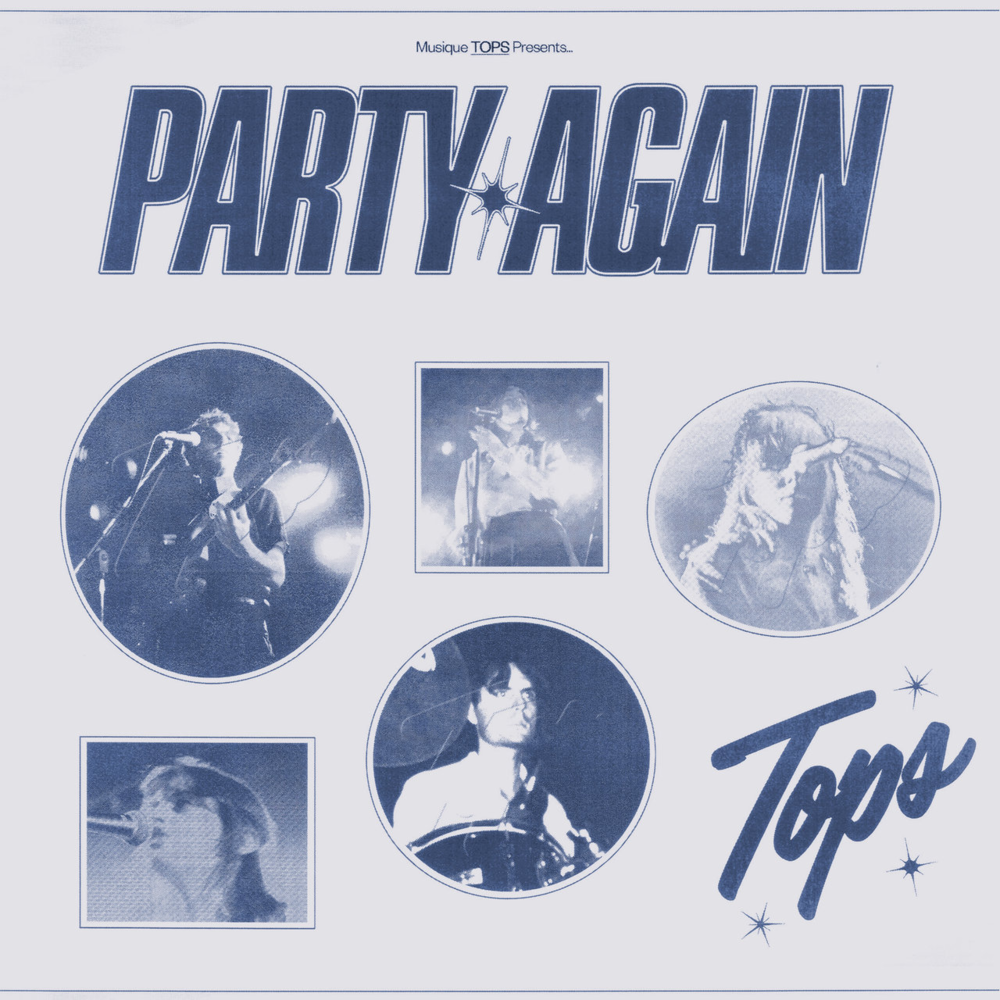 Album cover art for "Party Again" by TOPS