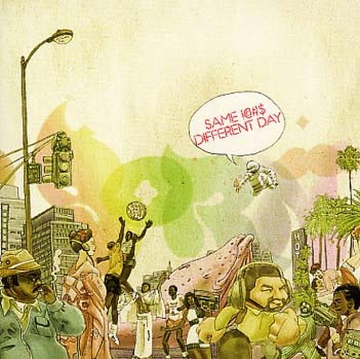 Album cover art for "Pack Up (Remix)" by Lyrics Born & KRS-One & Evidence